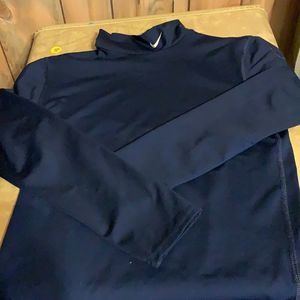 Women’s Nike long sleeve dri fit compression shirt. Small. Black